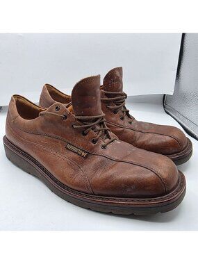 Mephisto Abel Goodyear Welt Air Relax Mens Size 11 Brown Leather Oxford Shoes